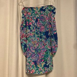 Lily Pulitzer flowy sun dress (off the shoulder)